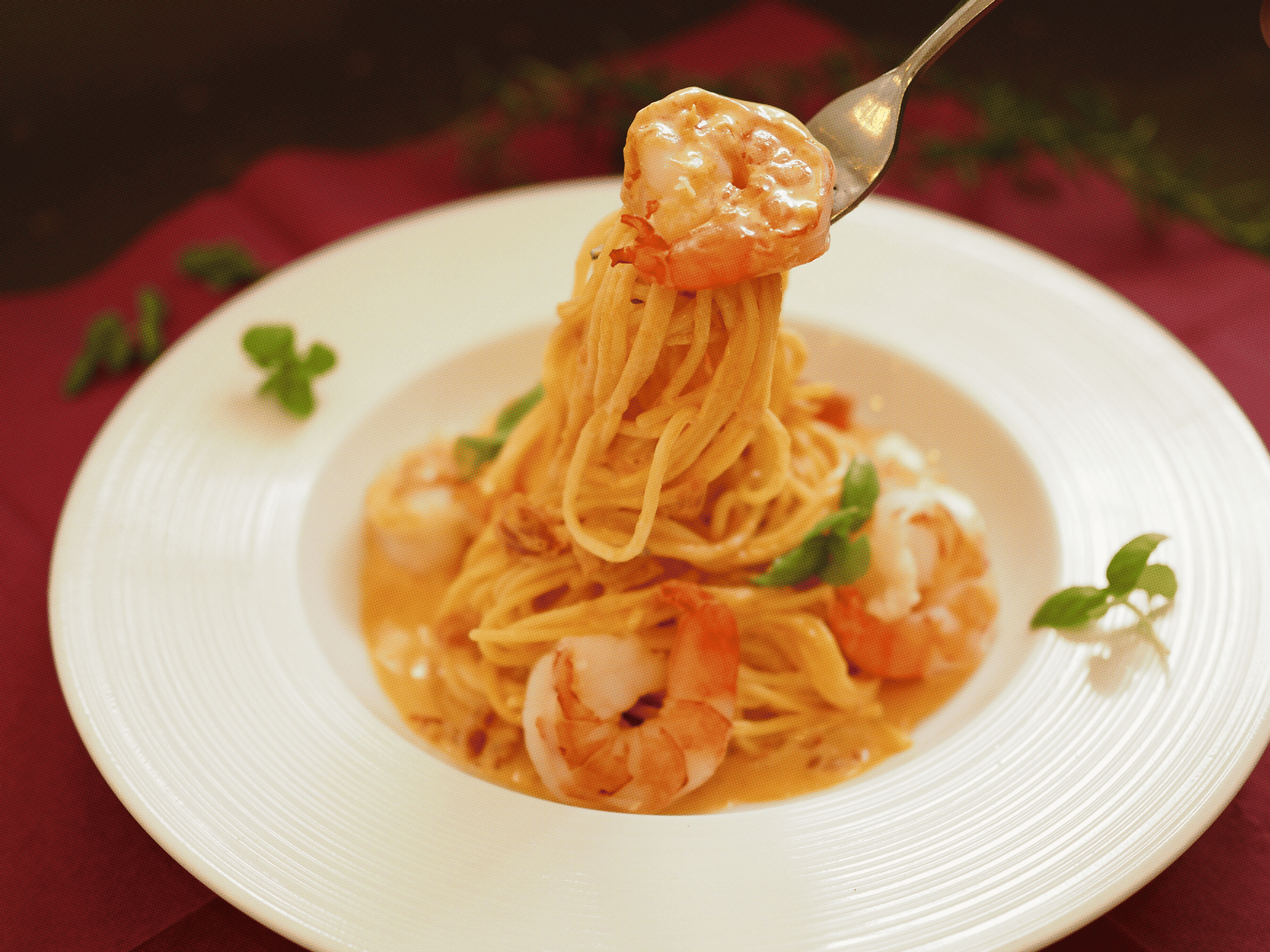 ポルチーニ茸のクリームパスタ